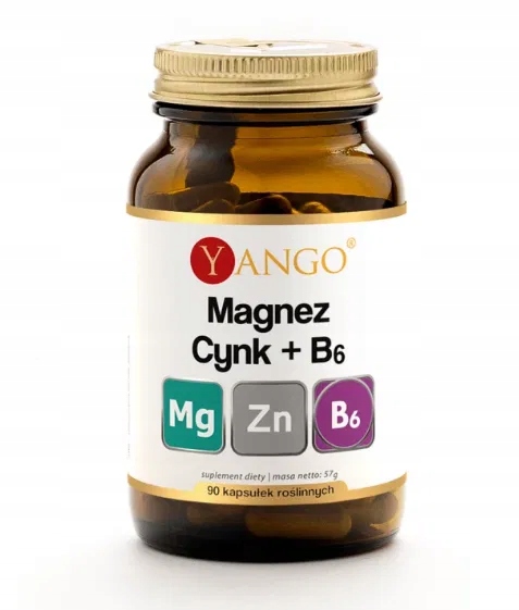 Yango - Hořčík + Zinek + B6 90 kapslí