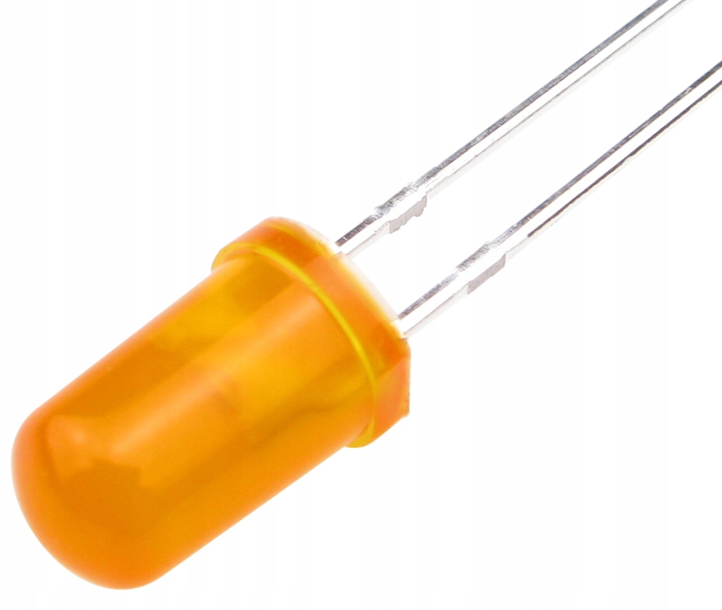 LED dioda 5 mm oranžová