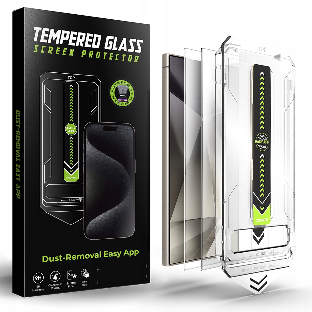TitanGlass CrystalHD üvegfólia Samsung Galaxy S24 Ultra készülékhez, 2db