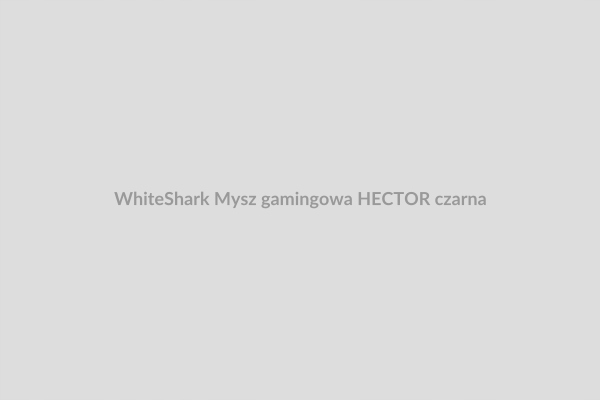 WhiteShark HECTOR gamer egér, fekete