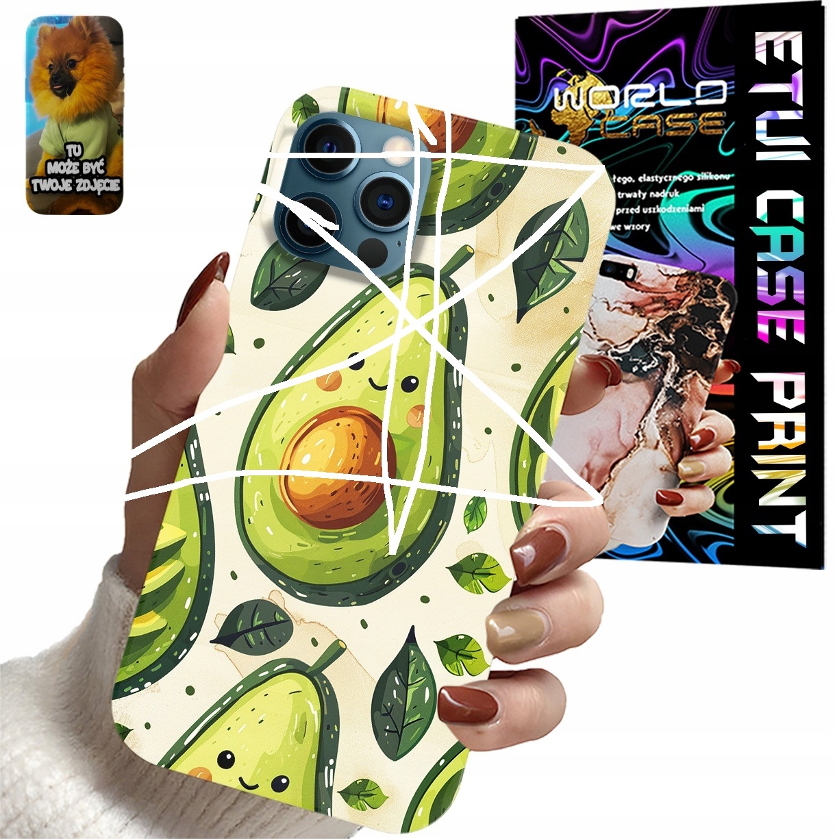 POUZDRO PRO IPHONE 5 / 5S / 5C - FIALOVÝ MRAMOROVANÝ DÁMSKÝ VZOR