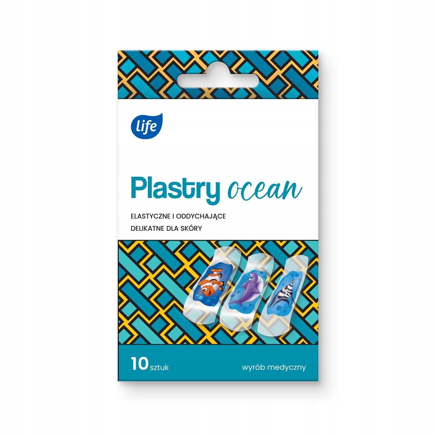 Life Plastry dla dzieci 10 szt. Ocean