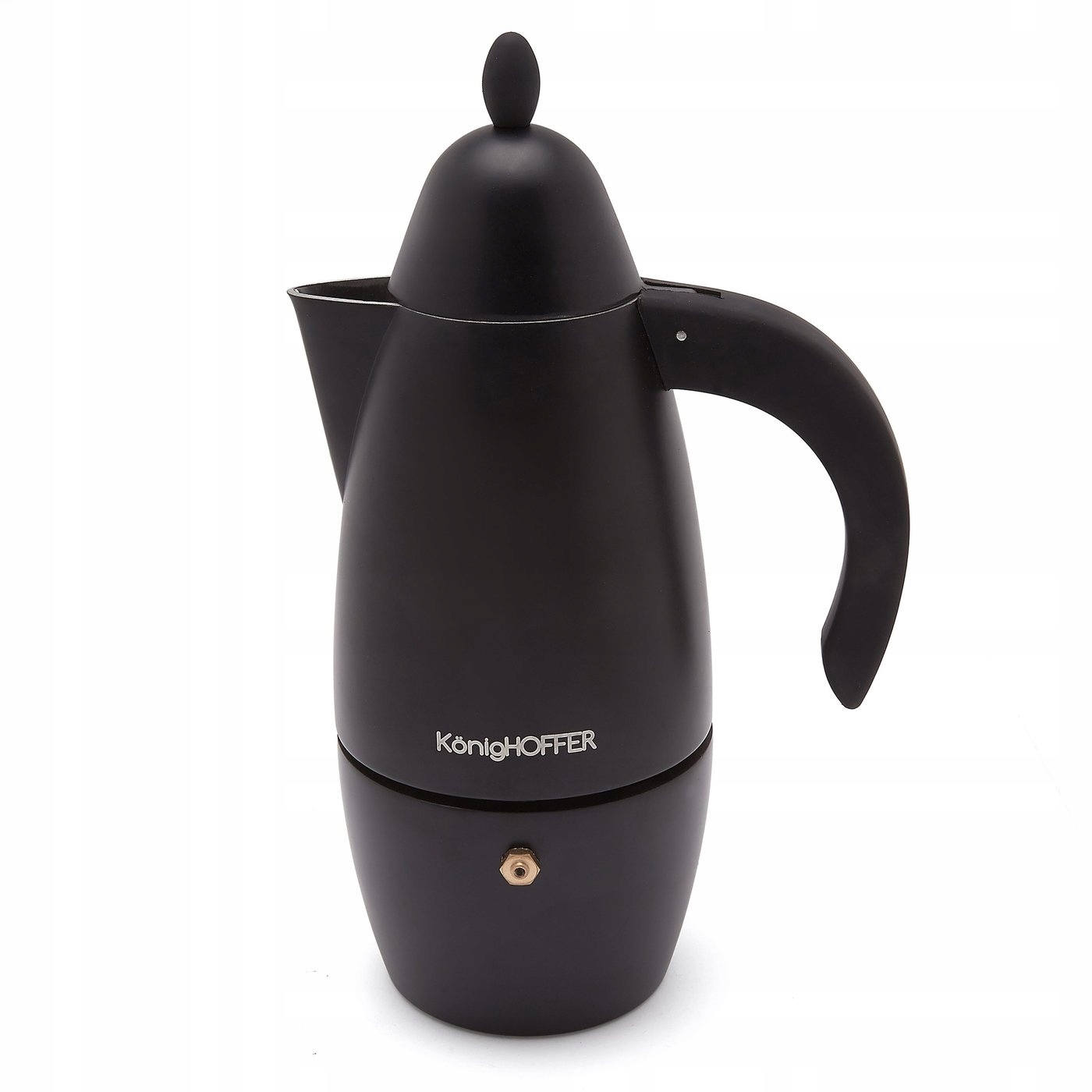 POSTPAID_COURIER hliníkový kávovar KönigHOFFER Prestigio Black 6 espresso
