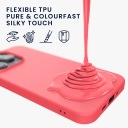 Etui kwmobile do iPhone 14 Pro - Miękkie, cienkie etui TPU silikonowe - Szín narancssárga
