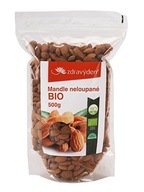 Zdravý den Bio neloupané mandle 500g