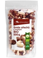 Zdravý den Mix ořechů s brusinkami BIO 500g