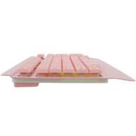 WhiteShark Klawiatura gamingowa MIKASA różowa + 3 egyéb termék