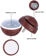 Aroma difuzer Ball světlé dřevo 130ml