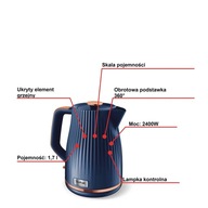 Elektrická varná konvice TEFAL KO2514 2400 W modrá