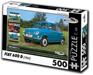 Puzzle č. 49 Fiat 600 D (1964) 500 dílků