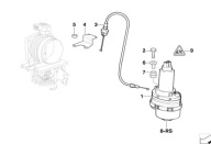 Bowdenzug Ads 2 L=417mm/Pbx - BMW 35411163018