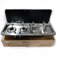 Kombinace dřezu a plynového vařiče Lavanda LD851R jako Smev Dometic 9222