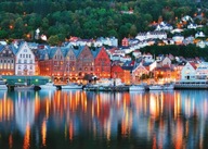 Puzzle Bergen, Norsko 1000 dílků