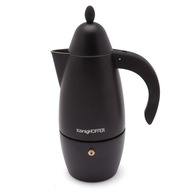 Hliníkový kávovar KönigHOFFER Prestigio Black 6 espresso