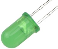 10× LED dioda 5 mm zelená