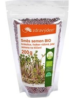 Zdravý den Mix spermií na špejli Bio brokolice, červená, majoránka 200 g