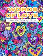 Words of Love Colouring Book for Adults romantic illustrations with lo