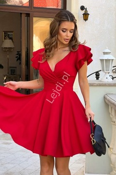 sukienka M Czerwony