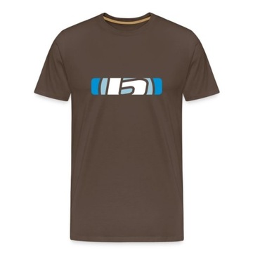 T-shirt LOAP Benson - Brązowy - XL