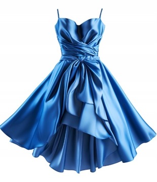 sukienka niebieska