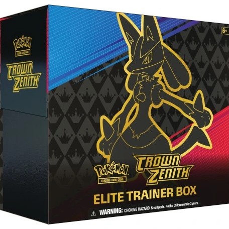 Pokemon Zenith Supreme Pokemon TCG : Crown Elite Trainer Box