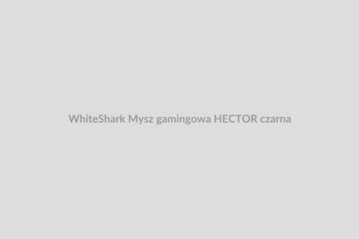 WhiteShark HECTOR gamer egér, fekete